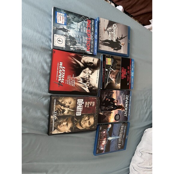 Lot of 7 Action Movies On Blu-ray/ DVD (The Departed, Lethal Weapon 4, & More!) - Picture 1 of 16